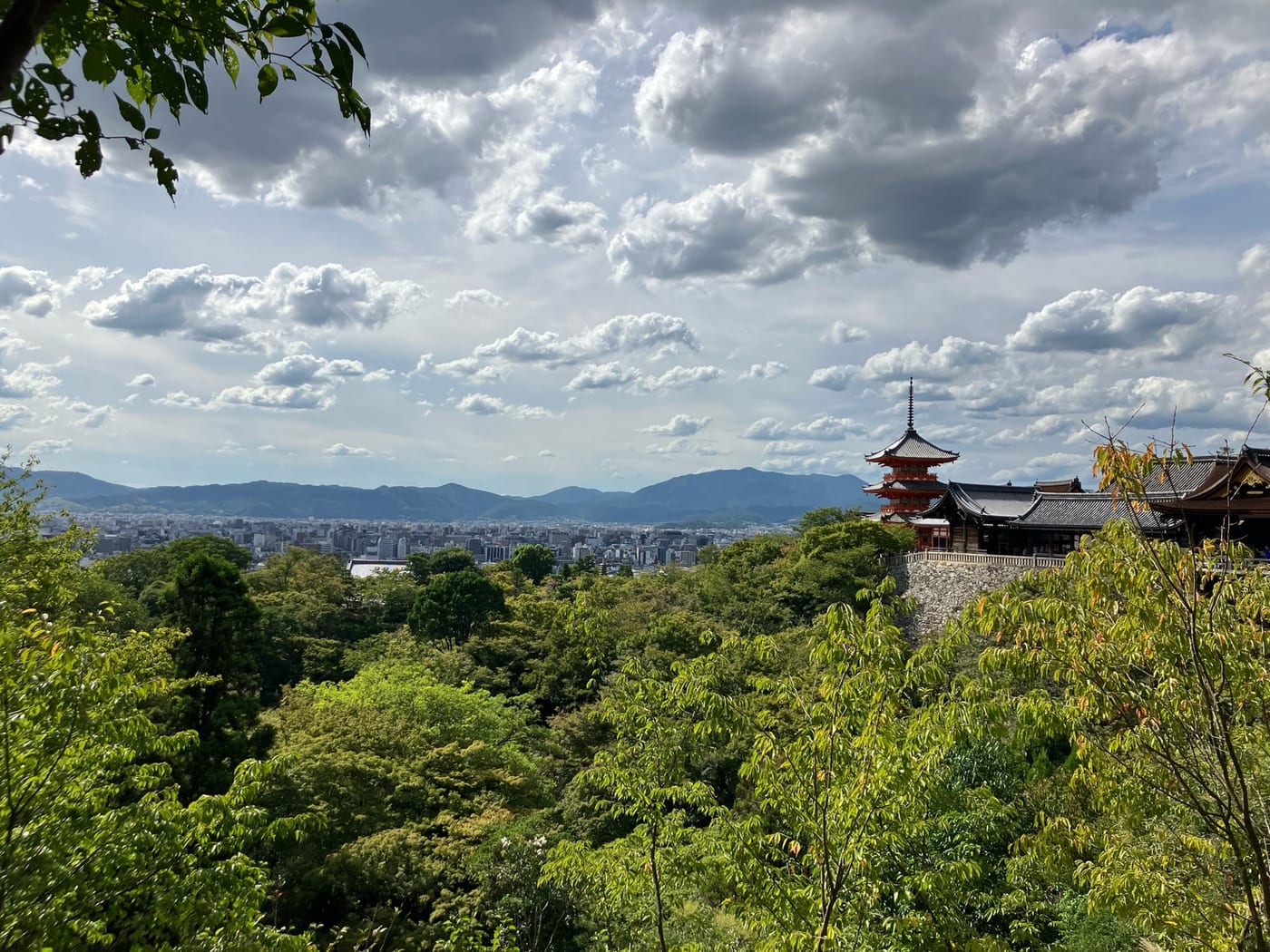 Kyoto from Kiyomizu-dera.